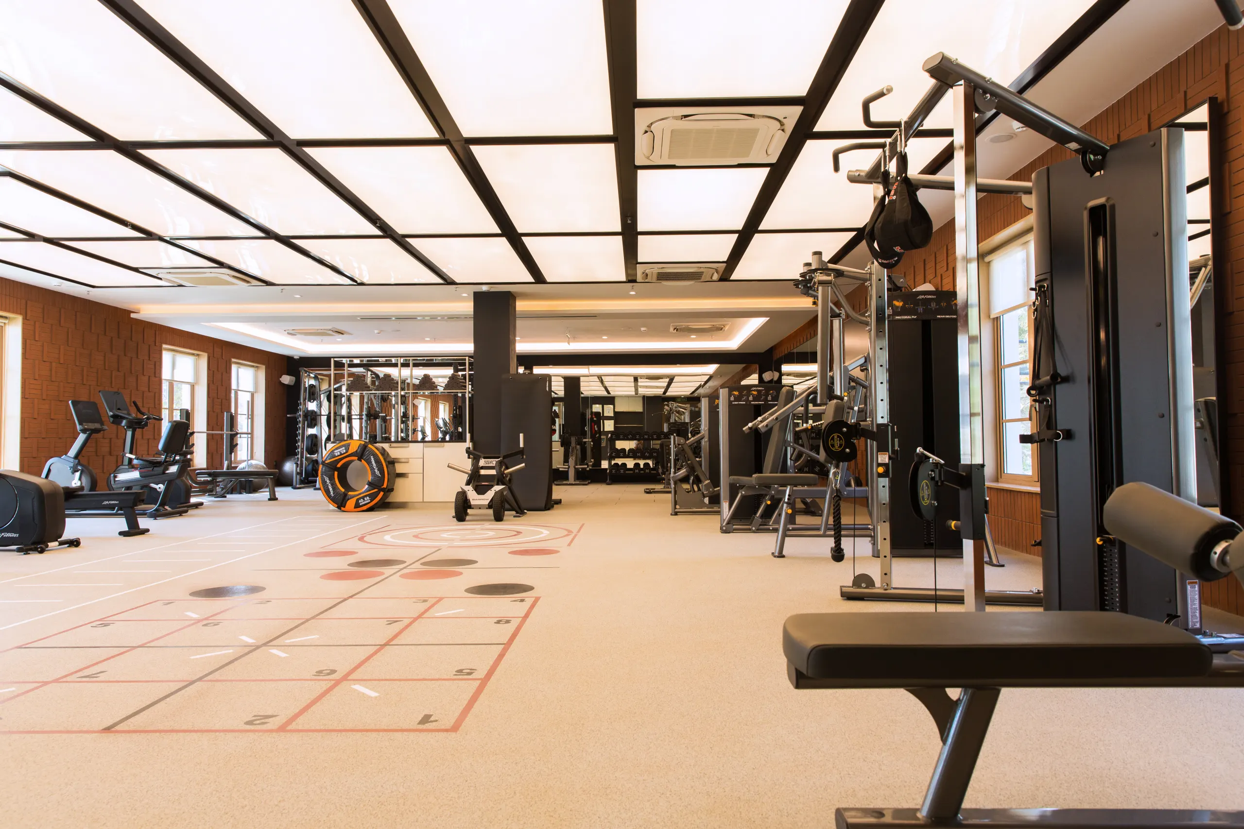 Functional training floor at DLF THRIVE Club 4