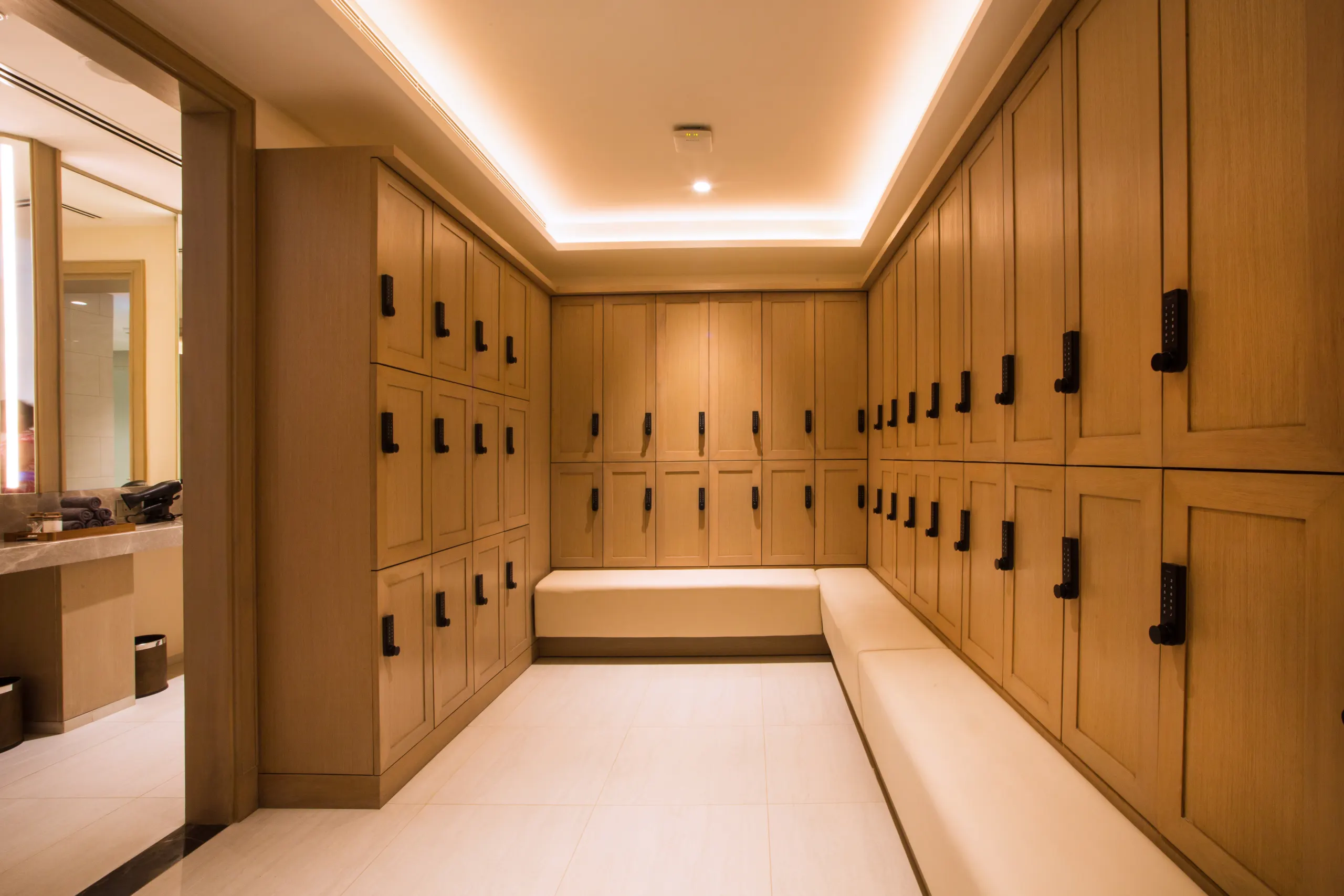 Locker room at DLF THRIVE Club 4