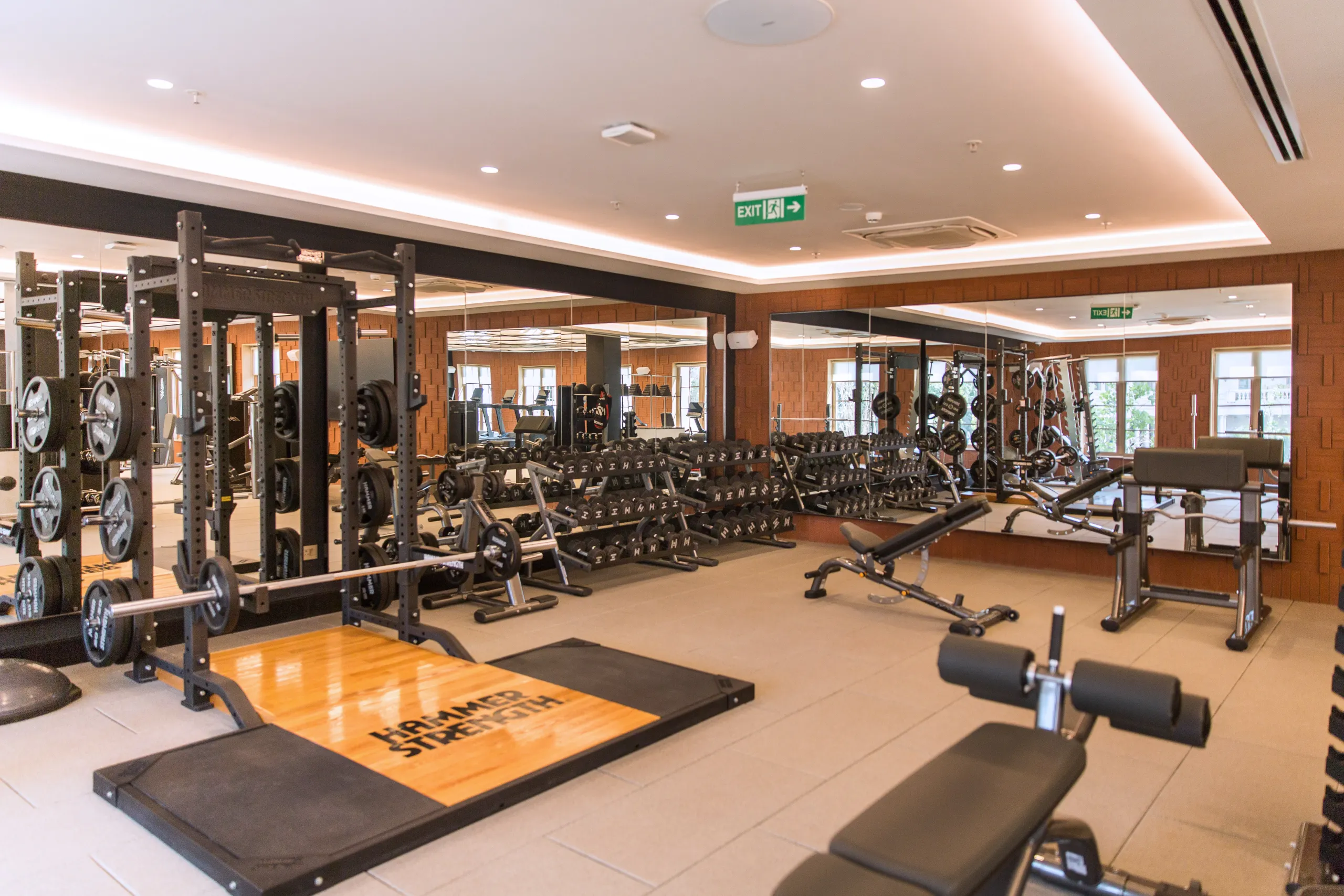 Strength training floor at DLF THRIVE Club 4