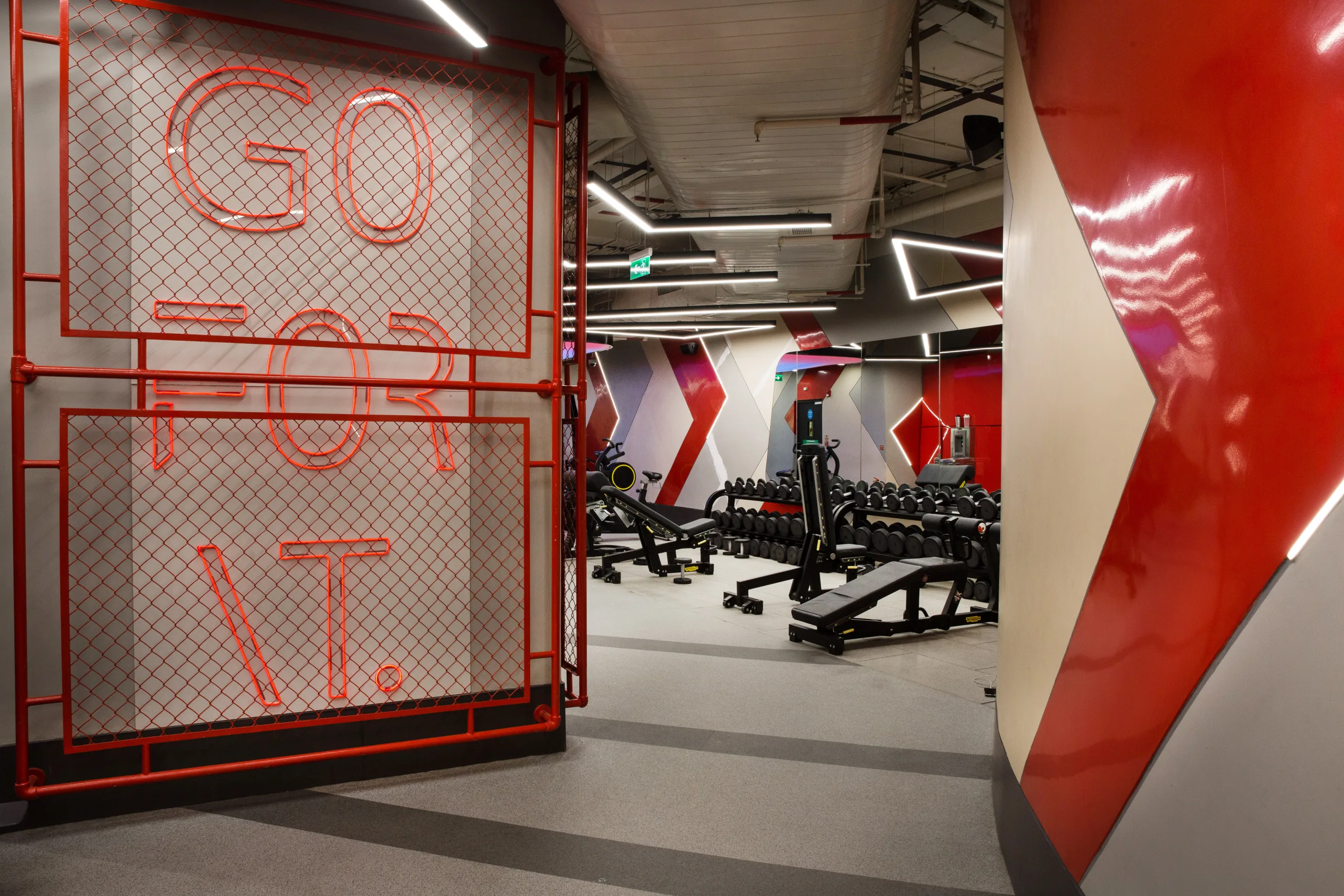 GO training floor at DLF THRIVE Gurugram